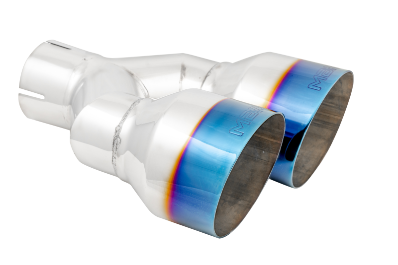 MBRP PT5178BE - MBRPT5178BE - MBRP Burnt End Tip 2.5 ID Dual 4 OD Out 9.5 length Single wall 304 Stainless Steel Driver Side - Shipped in Europe - Tuningsupply.com
