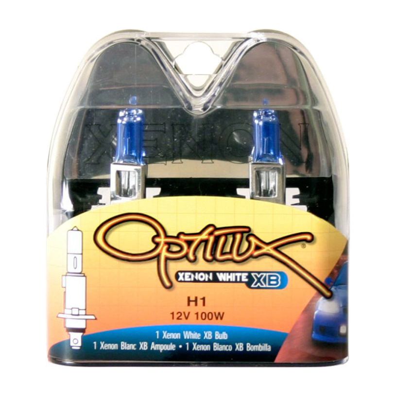 Hella LAH71070227 - HELLAH71070227 - Hella Optilux H1 100W XB Extreme White Bulbs (Pair) - Shipped in Europe - Tuningsupply.com