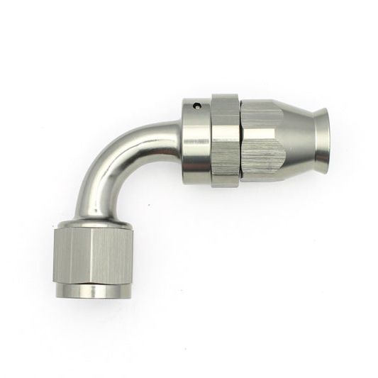 DeatschWerks 6-02-0856 - DWK6-02-0856 - DeatschWerks 8AN Female Swivel 90-Degree Hose End PTFE (Incl. 1 Olive Insert) - Shipped in Europe - Tuningsupply.com