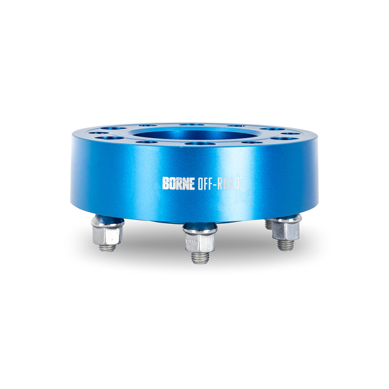 Borne Off-Road BNWS-001-500BL - BRNBNWS-001-500BL - Borne Off-Road Wheel Spacers - 6x139.7 - 93.1 - 50mm - M12 - Blue - Shipped in Europe - Tuningsupply.com