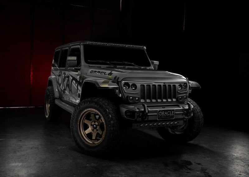 ORACLE Lighting 5917-023 - ORL5917-023 - Oracle Jeep Wrangler JL/Gladiator JT Integrated Windshield LED Light Bar System - Shipped in Europe - Tuningsupply.com