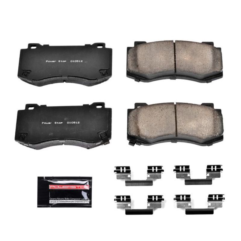 PowerStop Z23-1298 - PSBZ23-1298 - Power Stop 05-10 Chrysler 300 Front Z23 Evolution Sport Brake Pads w/Hardware - Shipped in Europe - Tuningsupply.com