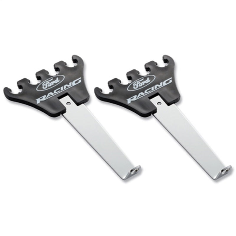 Ford Racing 302-640 - FRP302-640 - Ford Racing Logo Wire Loom Chrome Base/Black - Shipped in Europe - Tuningsupply.com