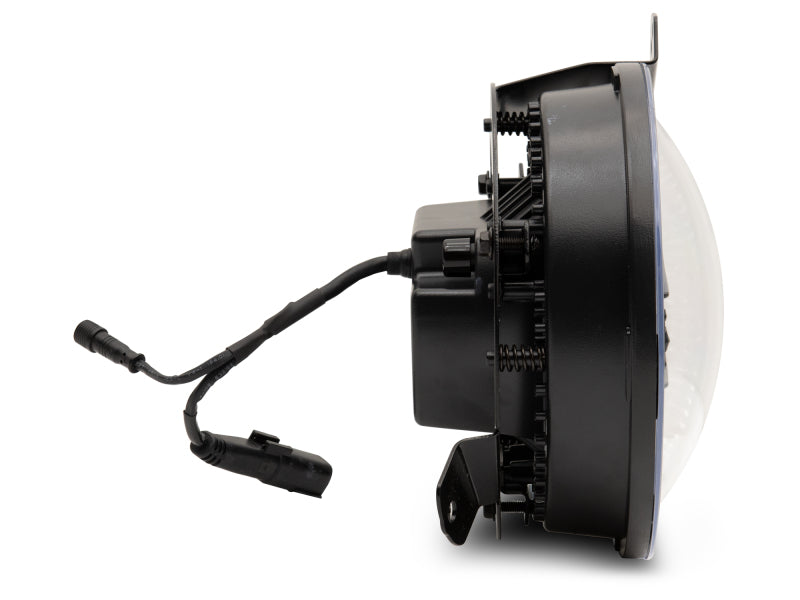 Raxiom J142668 - RAXJ142668 - Raxiom 18-22 Jeep Wrangler JL/JT Axial 9-Inch LED Headlights w/RGB Halo- Black Housing (Clear Lens) - Shipped in Europe - Tuningsupply.com