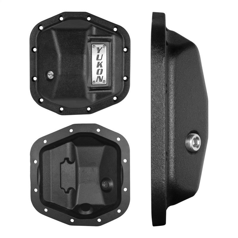 Yukon Gear & Axle YHCC-D44JL-FRONT - YUKYHCC-D44JL-FRONT - Yukon Gear Hardcore Front Nodular Iron Cover for Jeep Wrangler JL Dana 44/210mm - Shipped in Europe - Tuningsupply.com