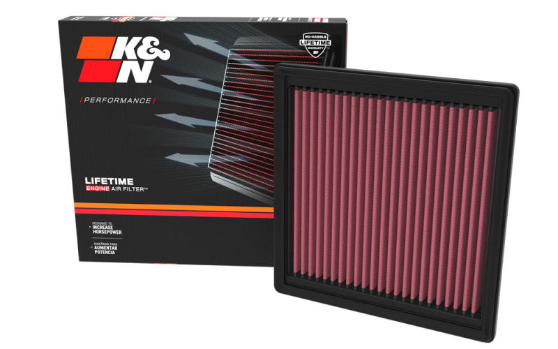 K&N Engineering 33-3178 - KNN33-3178 - K&N 22-23 Toyota Land Cruiser 3.5L V6/4.0L V8 Replacement Drop In Air Filter - Shipped in Europe - Tuningsupply.com