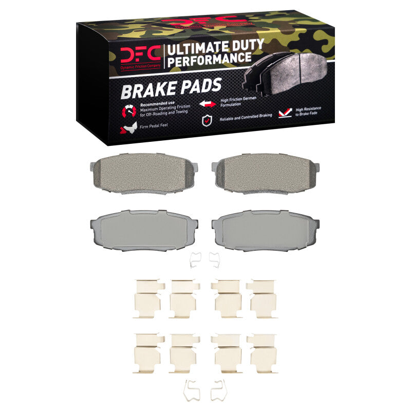 DFC 1400-1304-01 - DFC1400-1304-01 - DFC 07-22 Lexus LX570 Rear Ultimate Duty Performance Brake Pads and Hardware Kit - Shipped in Europe - Tuningsupply.com