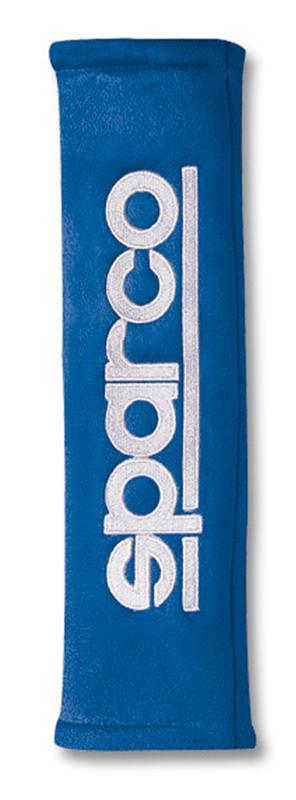 SPARCO 01090R3AZ - SPA01090R3AZ - Sparco Belt Pad 2In Alcantara Blue - Shipped in Europe - Tuningsupply.com