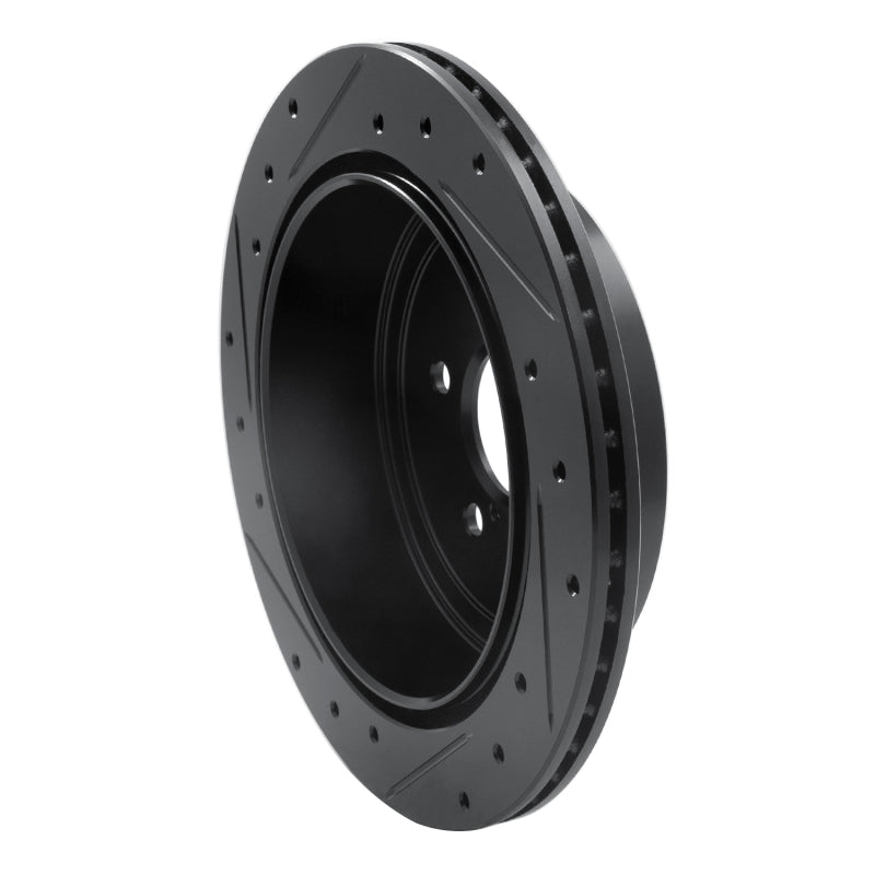 R1 Concepts 633-13023R - RNC633-13023R - R1 10-25 Scion FR-S Rear Right Drilled & Slotted Black Brake Rotor - Shipped in Europe - Tuningsupply.com