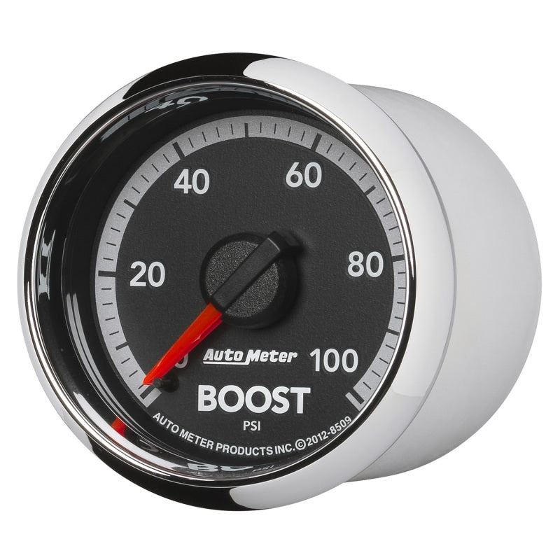 AutoMeter 8509 - ATM8509 - Autometer Gen4 Dodge Factory Match 52.4mm Mechanical 0-100 PSI Boost Gauge - Shipped in Europe - Tuningsupply.com