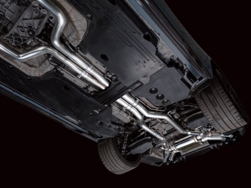 AWE Tuning 3025-43562 - AWE3025-43562 - AWE Tuning 22-26 Cadillac CT5-V Blackwing SwitchPath Exhaust - Diamond Black Tips - Shipped in Europe - Tuningsupply.com