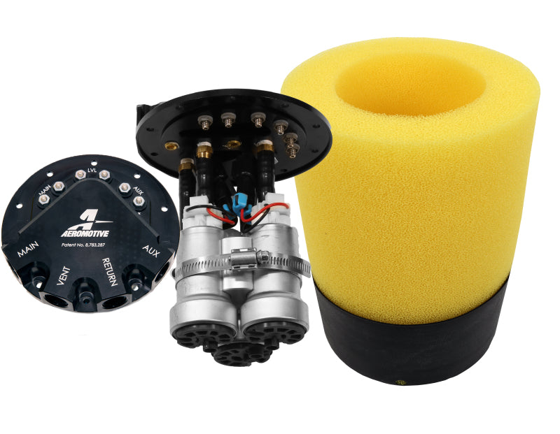 Aeromotive 18364 - AER18364 - Aeromotive 05-18 Chevrolet Silverado 450 Triple Drop-In Phantom System - Shipped in Europe - Tuningsupply.com