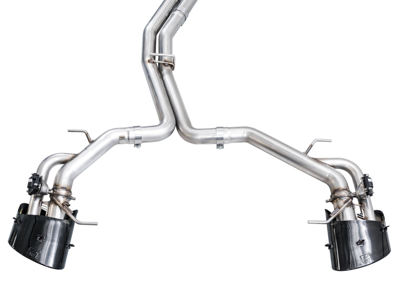 AWE Tuning 3025-33776 - AWE3025-33776 - AWE Tuning 21-23 Audi C8 RS6/RS7 SwitchPath Cat-back Exhaust - Diamond Black Tips - Shipped in Europe - Tuningsupply.com