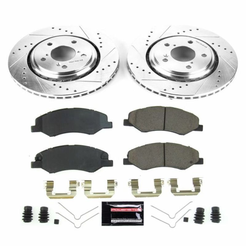 PowerStop K7670 - PSBK7670 - Power Stop 18-19 Honda Odyssey Front Z23 Evolution Sport Brake Kit - Shipped in Europe - Tuningsupply.com