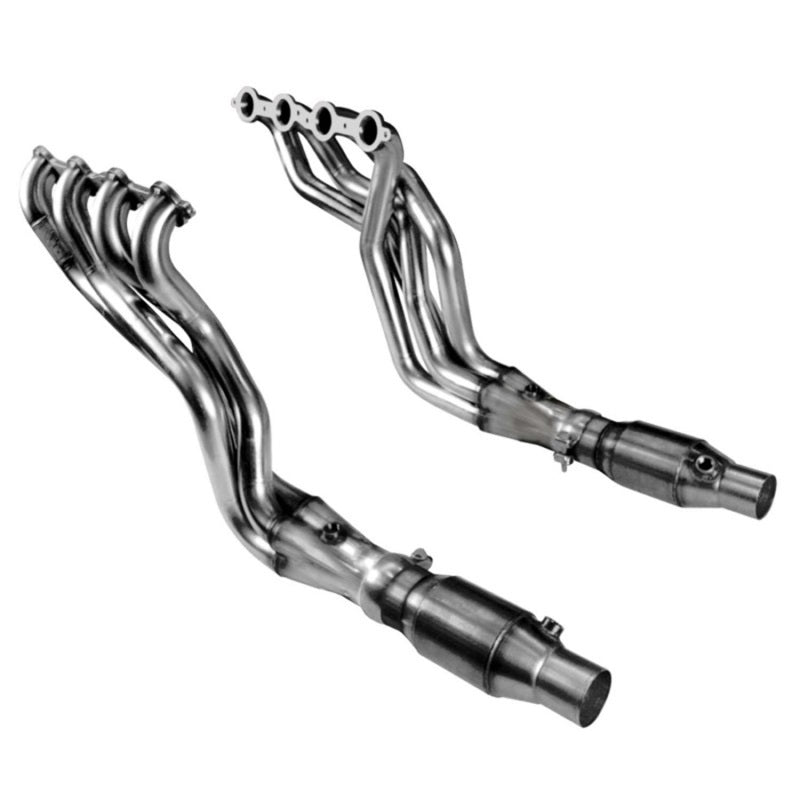 Kooks Headers - KSH2250H430 - Kooks 10-14 Chevy Camaro SS LS3/L99/ 6.2L 1 7/8in x 3in SS LT Headers Inc 3in x 2 1/2in Green Catted - Shipped in Europe - Tuningsupply.com