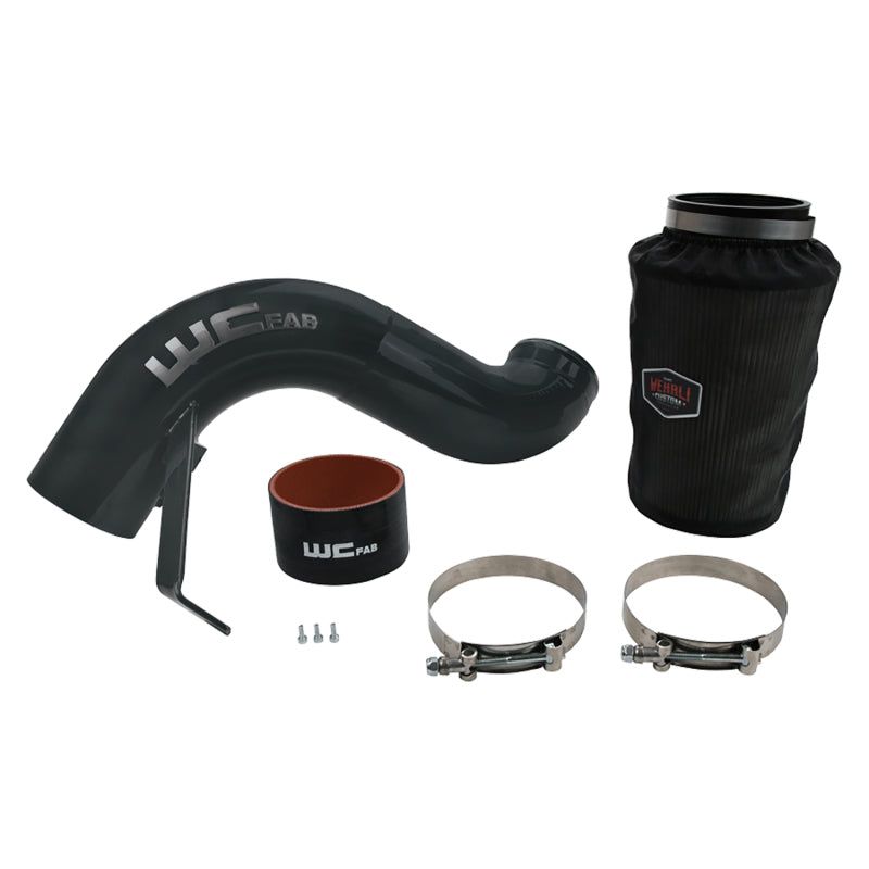 Wehrli WCF100863-GB - WCFWCF100863-GB - Wehrli 07.5-09 Dodge 6.7L Cummins 4in Intake Kit - Gloss Black - Shipped in Europe - Tuningsupply.com