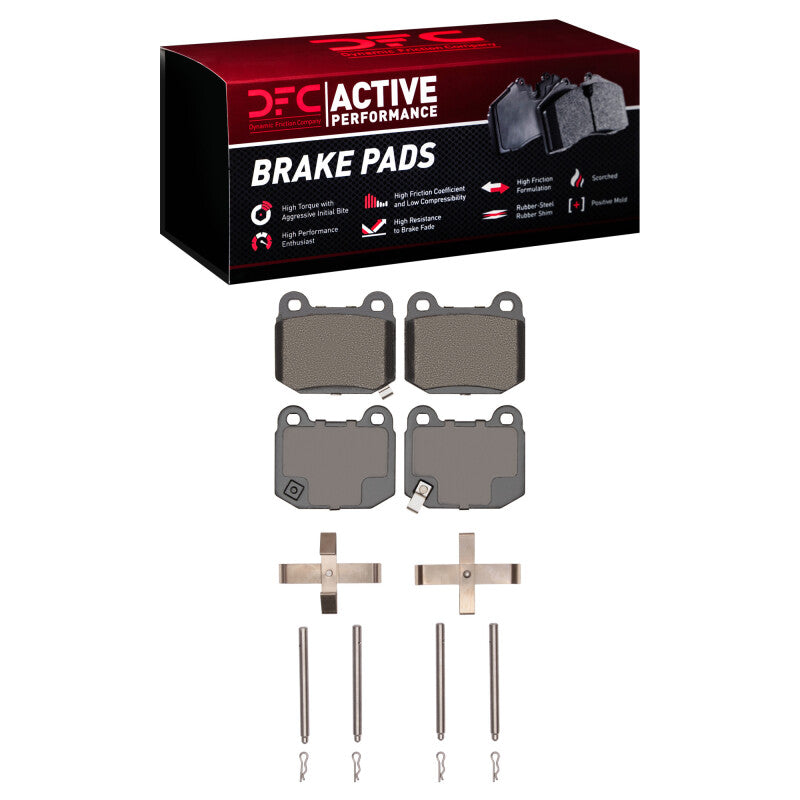 DFC 1115-0961-01 - DFC1115-0961-01 - DFC 03-25 Infiniti G35 Rear Active Performance Pads and Hardware Kit - Shipped in Europe - Tuningsupply.com