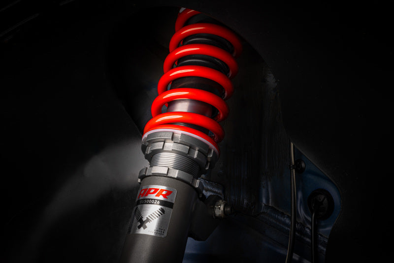 APR SUS00026 - APRSUS00026 - APR 15-24 Audi A3/S3/VW Golf R/GTI/19-24 Audi Q3/VW Jetta (MQB/MQE EVO) Roll-Control Coilover System - Shipped in Europe - Tuningsupply.com