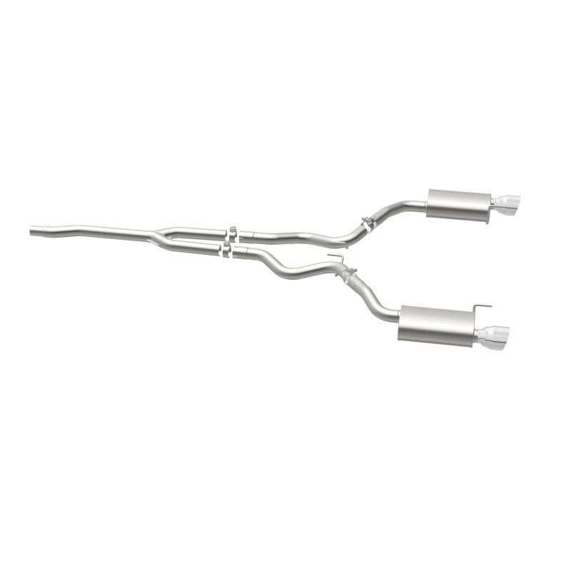 Magnaflow 19097 - MAG19097 - MagnaFlow Cat Back, SS, 2.5in, Street, Dual Split Polished 4.5in Tips 2015 Ford Mustang Ecoboost - Shipped in Europe - Tuningsupply.com