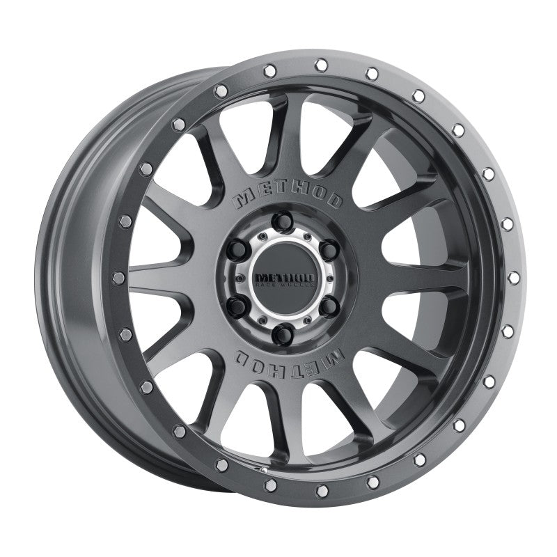 Method Wheels - MRWMR60521060824N - Method MR605 NV 20x10 -24mm Offset 6x5.5 106.25mm CB Gloss Titanium Wheel - Shipped in Europe - Tuningsupply.com