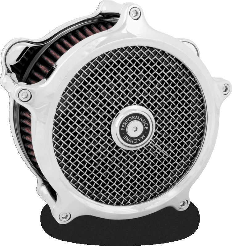 Performance Machine 0206-2151-CH - PFM0206-2151-CH - Performance Machine Air Cleaner Slim - Chrome - Shipped in Europe - Tuningsupply.com