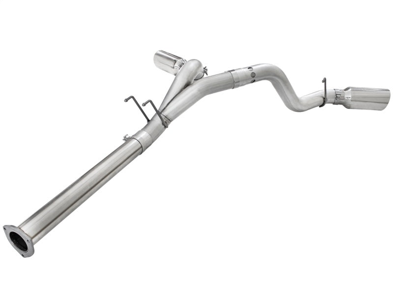 aFe 49-03065-P - AFE49-03065-P - aFe Atlas Exhaust 4in DPF-Back Exhaust Aluminized Steel Polished Tip 11-14 ford Diesel Truck V8-6.7L - Shipped in Europe - Tuningsupply.com