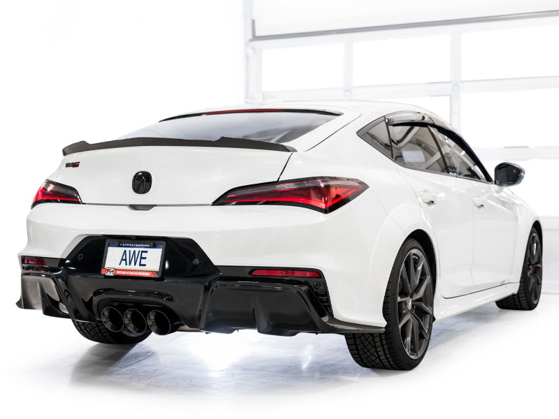 AWE Tuning 3015-53335 - AWE3015-53335 - AWE Tuning 2024 Acura Integra Type S DE5 FWD Touring Edition Exhaust w/ Triple Diamond Black Tips - Shipped in Europe - Tuningsupply.com
