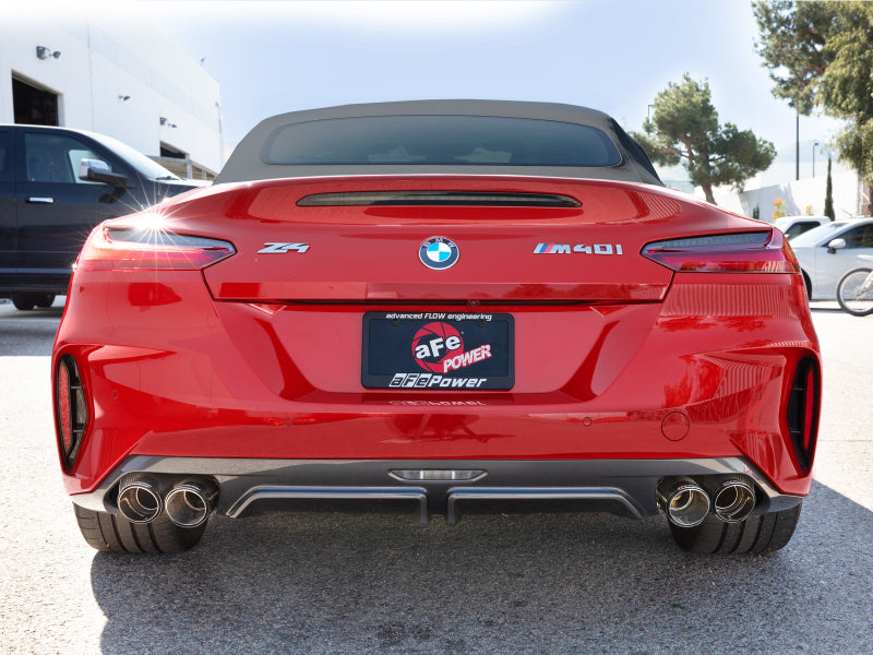 aFe 49-36352-C - AFE49-36352-C - aFe 19-24 BMW Z4 M40i (G29) B58 Turbo MACH Force-Xp 3in to 2-1/2in SS CB Exhaust System - Carbon - Shipped in Europe - Tuningsupply.com