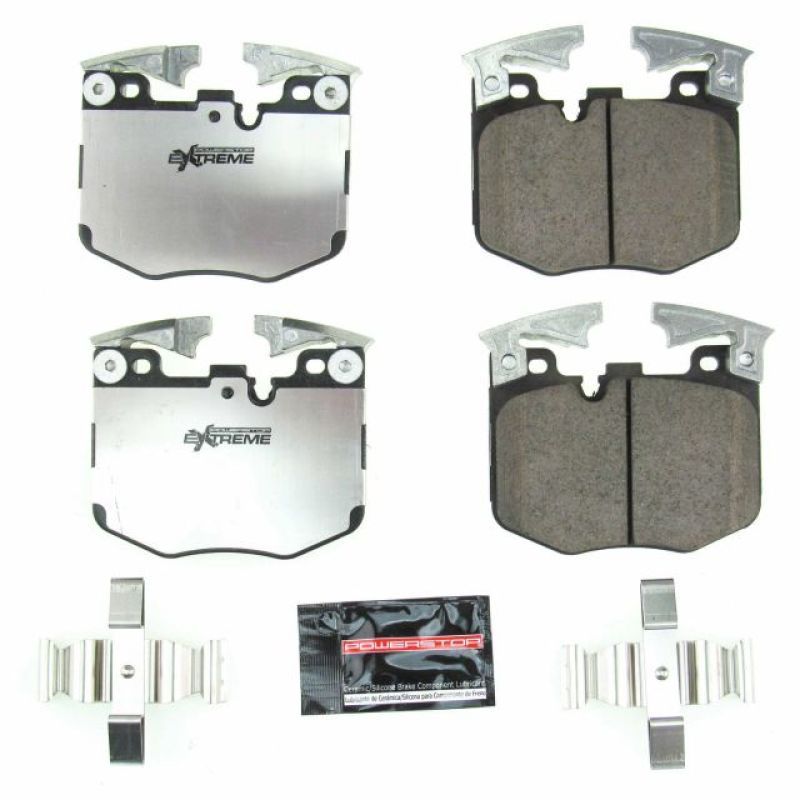 PowerStop Z26-1867 - PSBZ26-1867 - Power Stop 2019 BMW 330i Front Z26 Extreme Street Brake Pads w/Hardware - Shipped in Europe - Tuningsupply.com