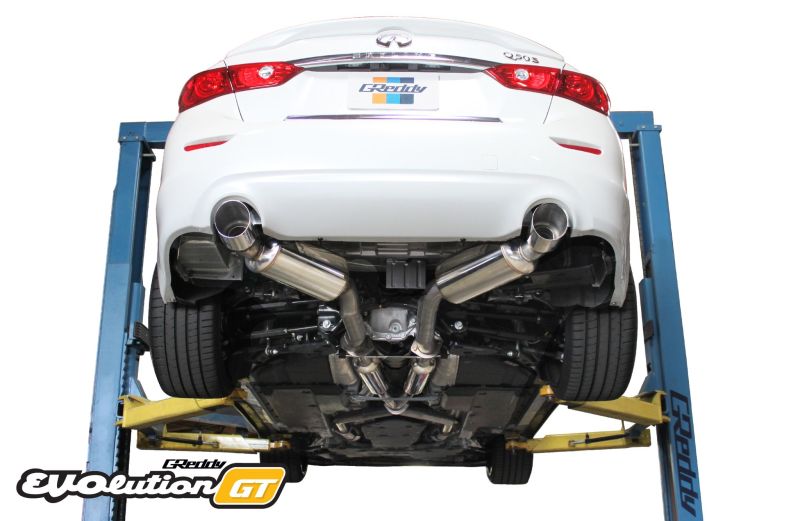 GReddy - GRE10128306 - GReddy 16+ Infiniti Q50 Evolution (RWD ONLY) GT Cat-Back Exhaust - Shipped in Europe - Tuningsupply.com