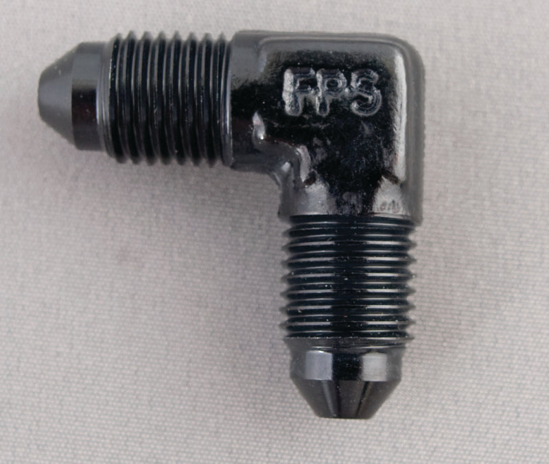 Fragola 482108-BL - FRA482108-BL - Fragola -8AN x 90 Degree Union Fitting - Black - Shipped in Europe - Tuningsupply.com