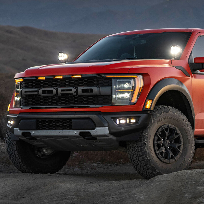 Baja Designs 448181 - BAJ448181 - Baja Designs 21+ Ford Raptor/22+ Bronco S2 SAE Pro Fog Pocket Light Kit Clear/Amber - Shipped in Europe - Tuningsupply.com