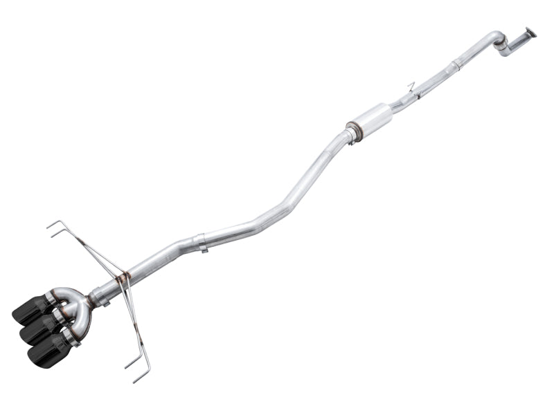 AWE Tuning 3020-53002 - AWE3020-53002 - AWE Tuning 2017+ Honda Civic Type R Track Edition Exhaust w/Front Pipe & Triple Diamond Black Tips - Shipped in Europe - Tuningsupply.com