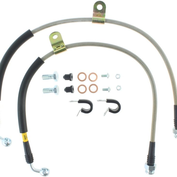 Stoptech 950.65003 - STO950.65003 - StopTech 97-05 Ford F-150 Stainless Steel Front Brake Lines - Shipped in Europe - Tuningsupply.com