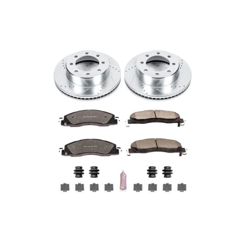 PowerStop K5411-36 - PSBK5411-36 - Power Stop 11-18 Ram 3500 Front Z36 Truck & Tow Brake Kit - Shipped in Europe - Tuningsupply.com