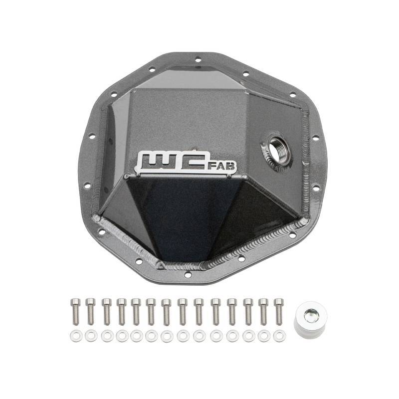 Wehrli WCF100114-RED - WCFWCF100114-RED - Wehrli 20-24 GM Duramax - 19-23 Ram HD Rear Differential Cover - Red - Shipped in Europe - Tuningsupply.com