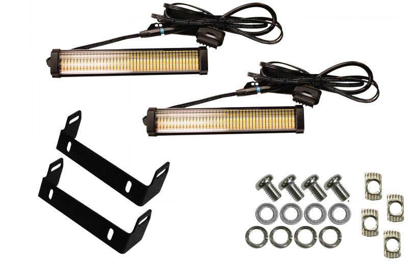 Fishbone Offroad FB31456 - FBOFB31456 - Fishbone Offroad 2018+ Jeep JL & 2020+ JT 7in Turn Signal & Side Marker Lights and Brackets - Shipped in Europe - Tuningsupply.com