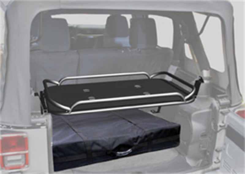Rampage 86623 - RAM86623 - Rampage 2007-2018 Jeep Wrangler(JK) Rear Sport Rack - Black - Shipped in Europe - Tuningsupply.com