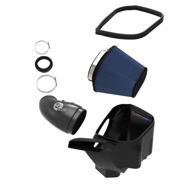 aFe 57-10014R - AFE57-10014R - aFe 12-21 Jeep Grand Cherokee 6.4L Track Series Carbon Fiber Cold Air Intake System w/Pro 5R Filter - Shipped in Europe - Tuningsupply.com