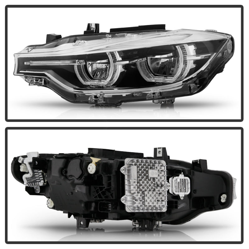 SPYDER 9948534 - SPY9948534 - Spyder BMW F30 3 Series 4Dr LED Projector Headlights Chrome PRO-JH-BF3012H-4D-LED-C - Shipped in Europe - Tuningsupply.com