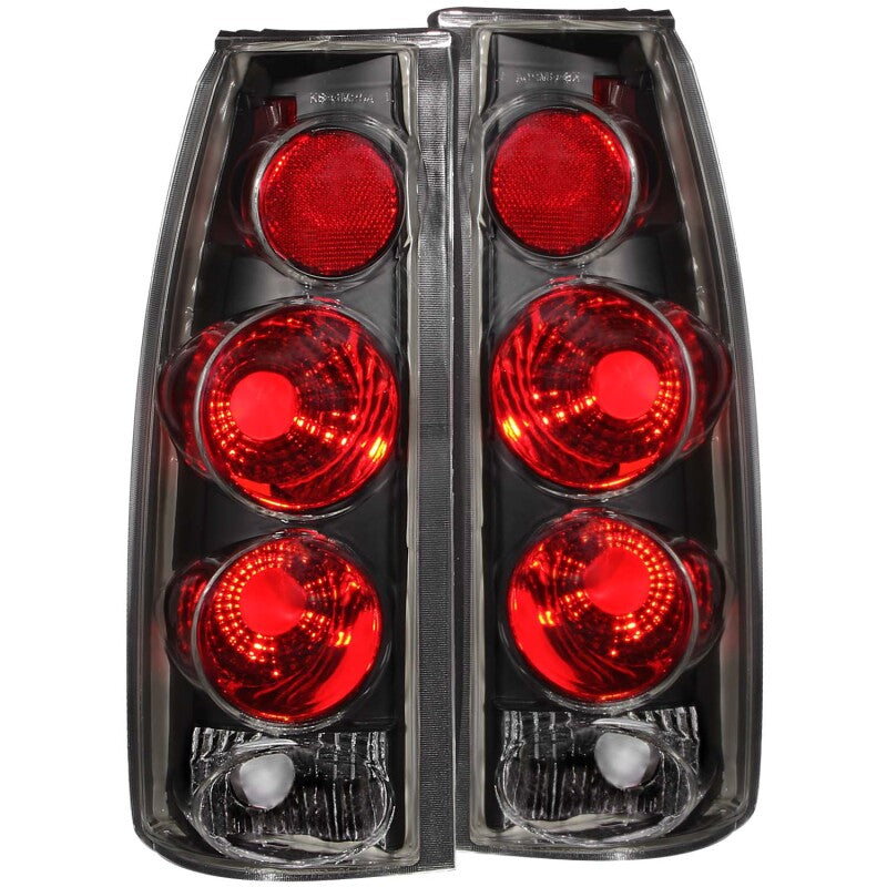 ANZO 211019 - ANZ211019 - ANZO 1999-2000 Cadillac Escalade Taillights Black 3D Style - Shipped in Europe - Tuningsupply.com