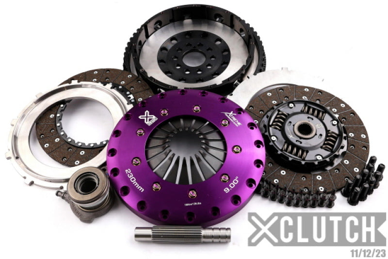 XCLUTCH XKFD23648-2A - XCLXKFD23648-2A - XClutch 05-07 Volvo S40 T5 2.5L 9in Twin Sprung Organic Clutch Kit - Shipped in Europe - Tuningsupply.com