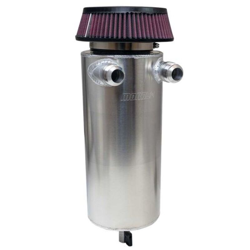 Moroso 85755 - MOR85755 - Moroso 6in Diameter Dual -16AN Inlet Aluminum Breather Tank Catch Can - Shipped in Europe - Tuningsupply.com