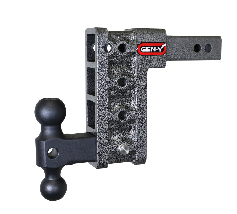 GEN-Y Hitch GH-314 - GENGH-314 - Gen-Y Mega Duty 2in Shank 7.5in Drop 1.5K TW 10K Hitch w/GH-031 Dual-Ball - Shipped in Europe - Tuningsupply.com
