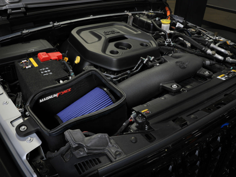 aFe 54-13081R - AFE54-13081R - aFe 24-25 Jeep Wrangler JL 4XE L4 2.0L Magnum FORCE Stage-2 Cold Air Intake System w/ Pro 5R Filter - Shipped in Europe - Tuningsupply.com