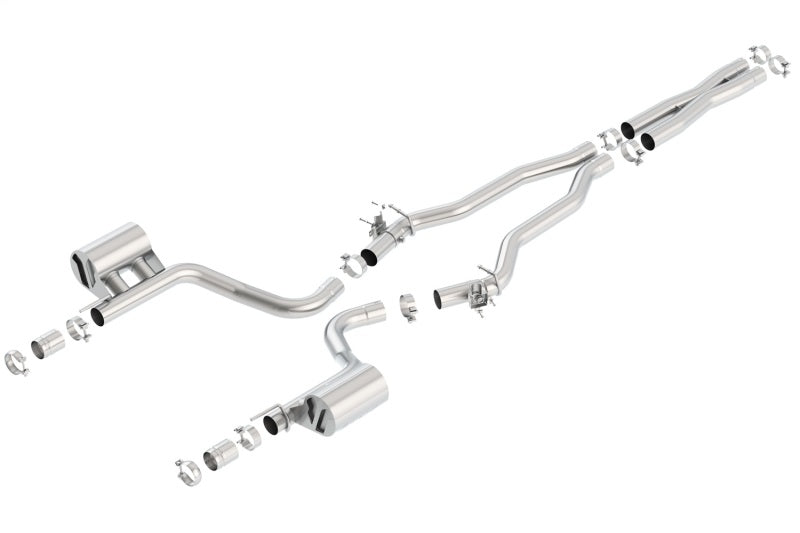 Borla 140646 - BOR140646 - Borla 2015 Dodge Challenger Hellcat 6.2L V8 ATAK Catback Exhaust No Tips Factory Valance - Shipped in Europe - Tuningsupply.com