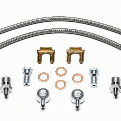 Wilwood 220-11371 - WIL220-11371 - Wilwood Flexline Kit D52 Caliper 14in w/ Banjo 7/16-20 - Shipped in Europe - Tuningsupply.com