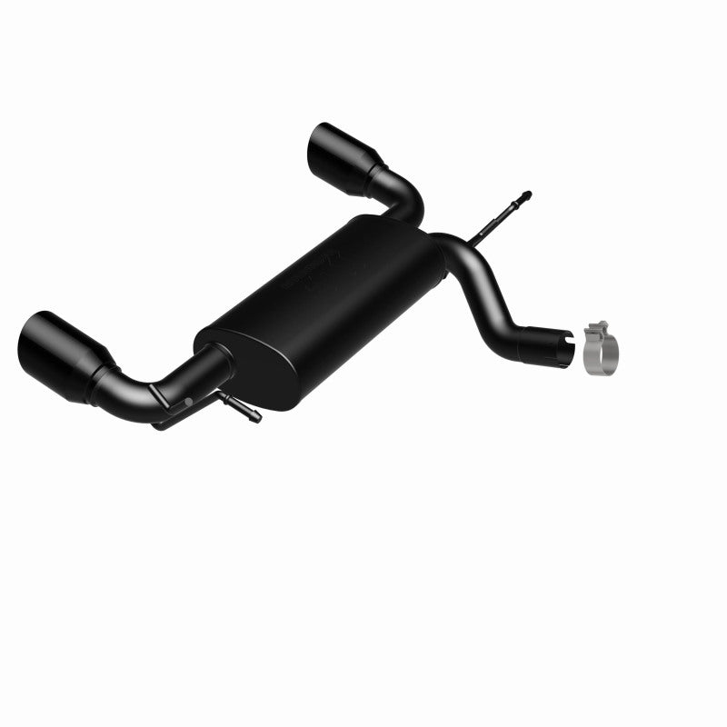 Magnaflow 15160 - MAG15160 - MagnaFlow 07-17 Jeep Wrangler JK 3.8/3.6L Dual Split Rear Exit Black Axle-Back Exhaust - Shipped in Europe - Tuningsupply.com