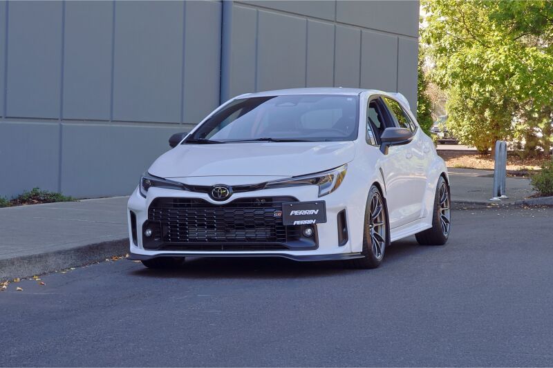 Perrin Performance PTP-BDY-202 - PERPTP-BDY-202 - PERRIN 2025+ Toyota GR Corolla License Plate Relocation Kit - Shipped in Europe - Tuningsupply.com