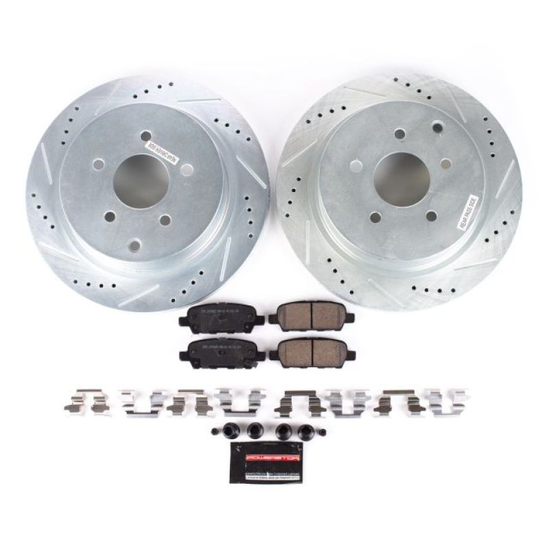 PowerStop K2427 - PSBK2427 - Power Stop 03-12 Infiniti FX35 Rear Z23 Evolution Sport Brake Kit - Shipped in Europe - Tuningsupply.com